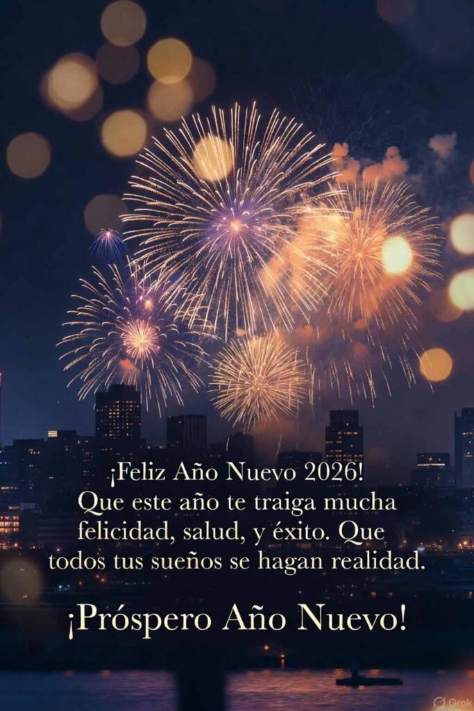 Classic Spanish New Year Greeting