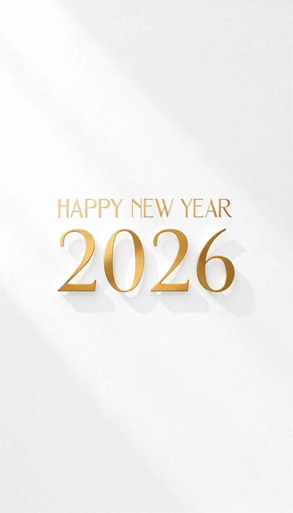 clean white & gold minimal design