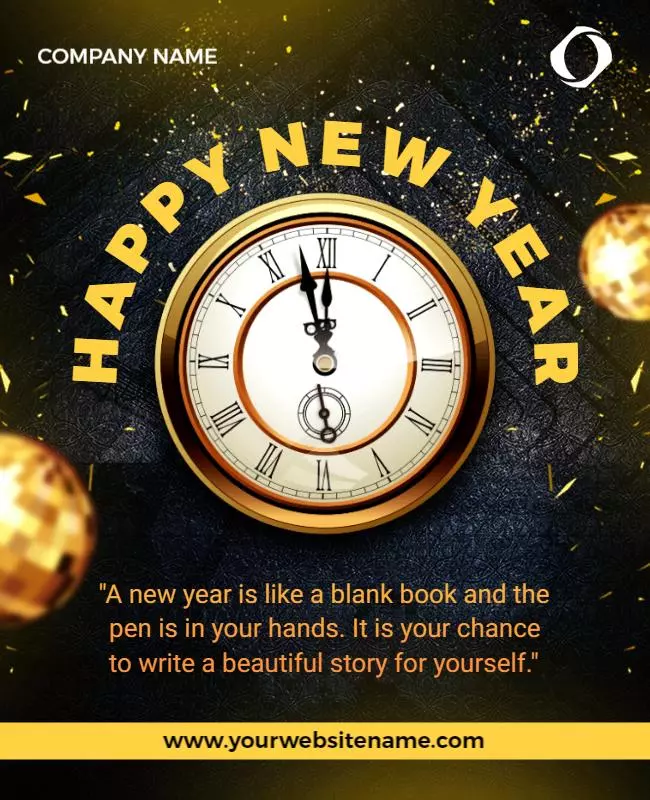 clinker and acadia new year poster