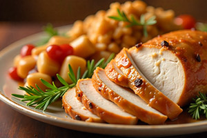 Close-up Of Thanksgiving Dishes Image