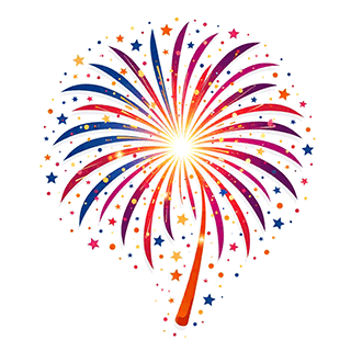 Colorful Fireworks Icon