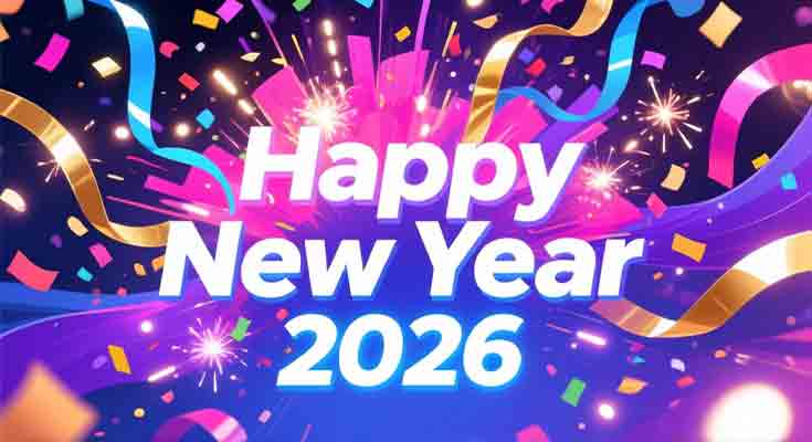 Colorful New Year Image