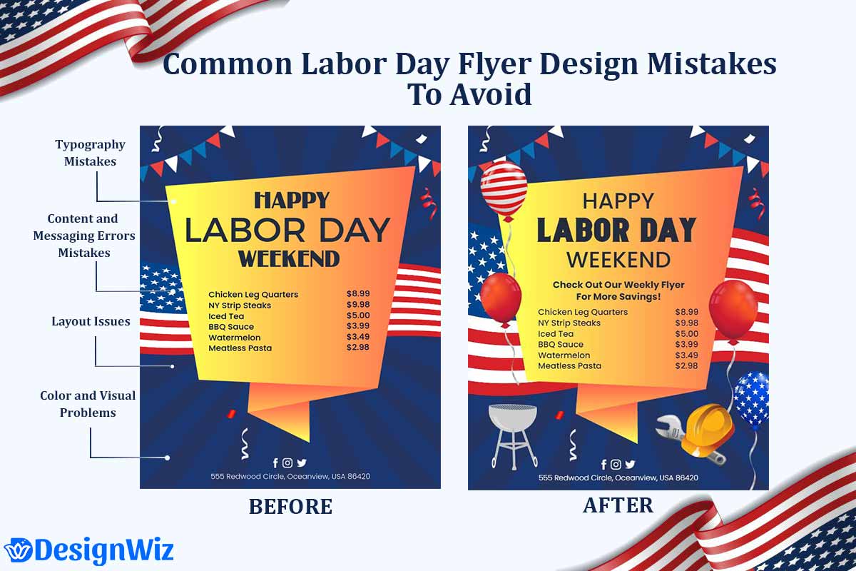 Common Labor Day Flyer Design Mistakes To Avoid