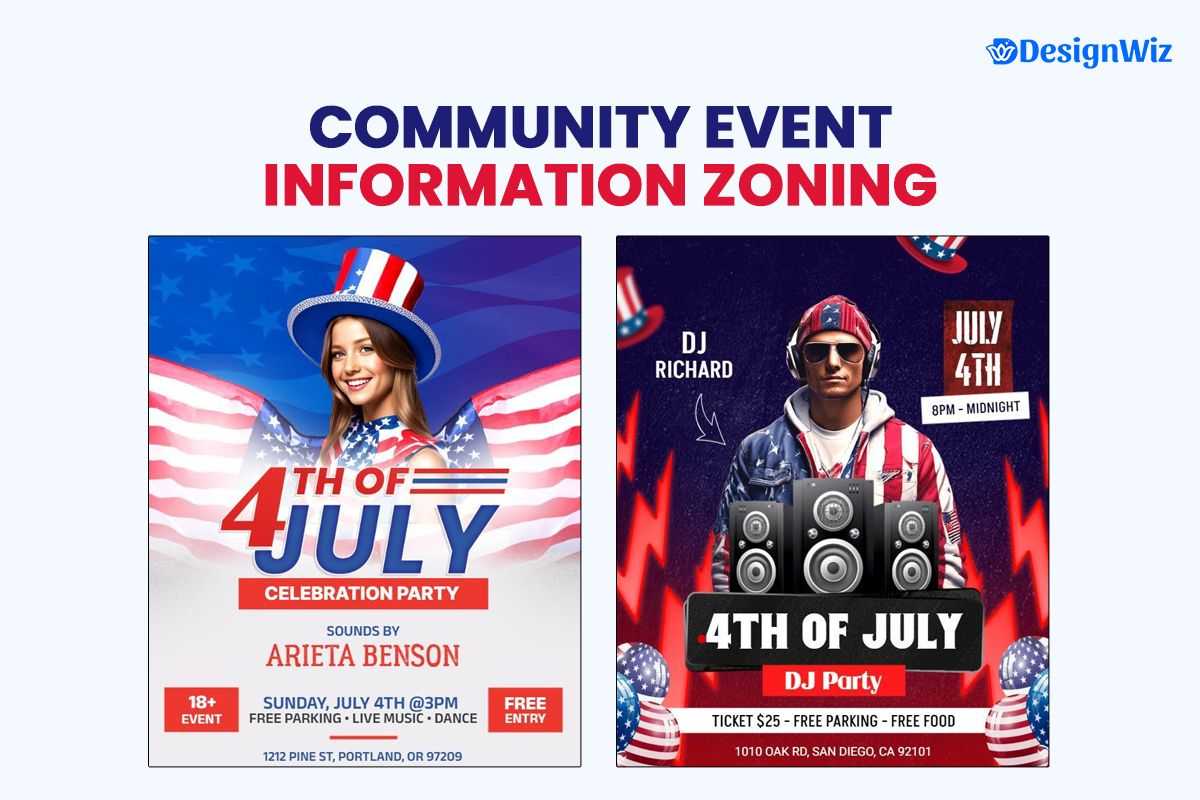 Community Event Flyers With Zoning Information