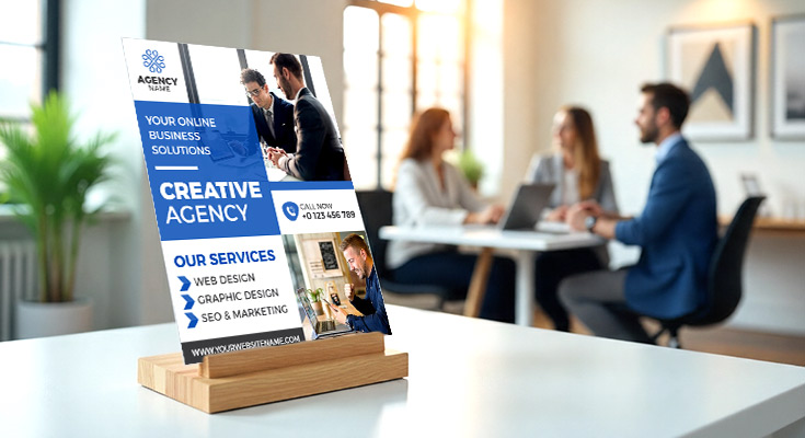 Company Flyer Design Mastery for Service Providers