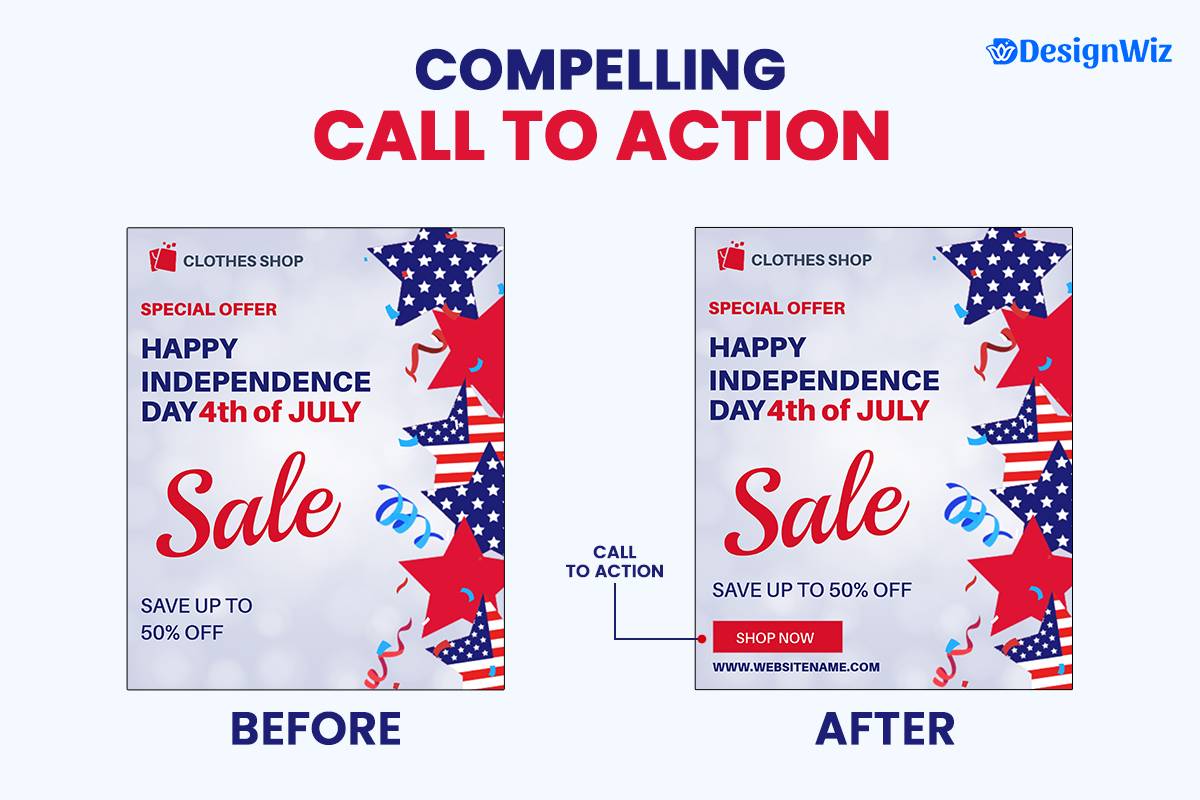 Compelling Calls-to-action For 4th Of July Flyers