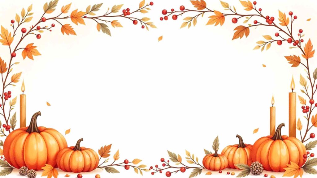 Cozy Thanksgiving Garland Frame