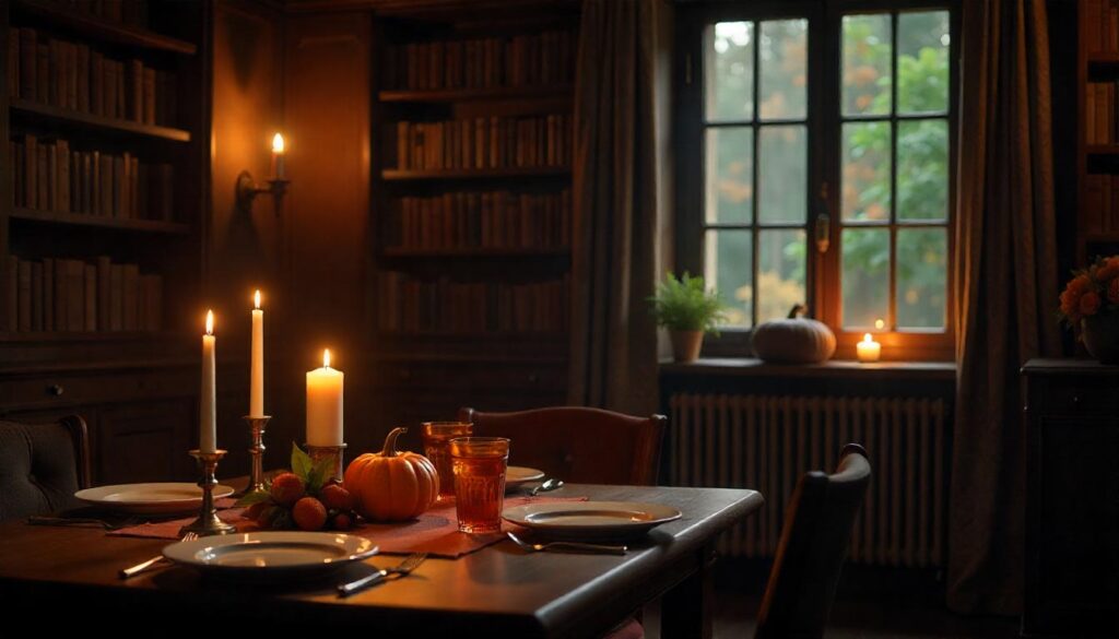 Dark Academia Thanksgiving Image
