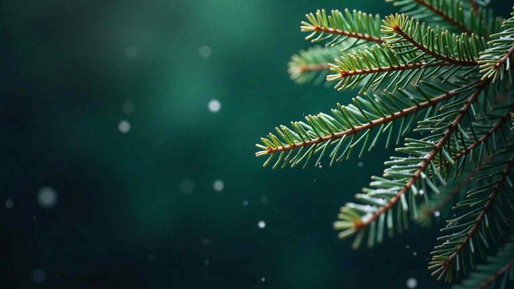 Dark Background With Pine Contrast Background