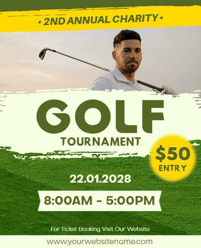 Digital Golf Tournament Flyer 