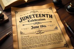 Early Juneteenth Celebration Notice Image