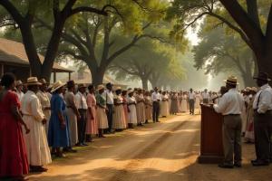 Early Texas Juneteenth Gathering Image
