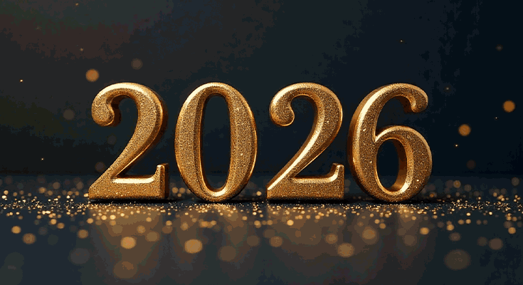 Elegant 2026 Numbers Image