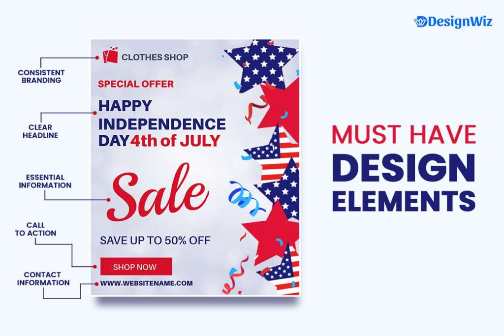 Essential Design Elements For 4th Of July Flyer