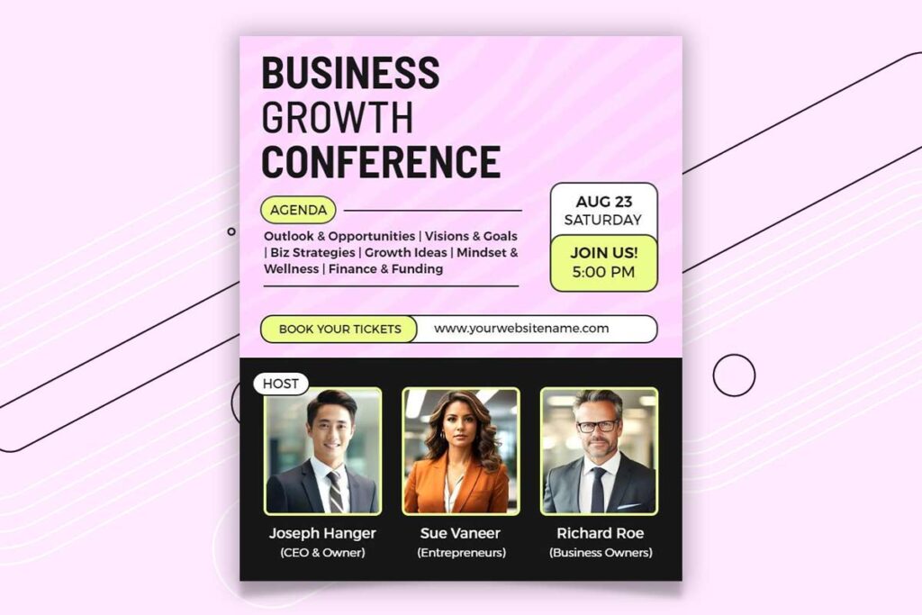 Event Flyer Call-to-action Position That Doubles Registration Rates