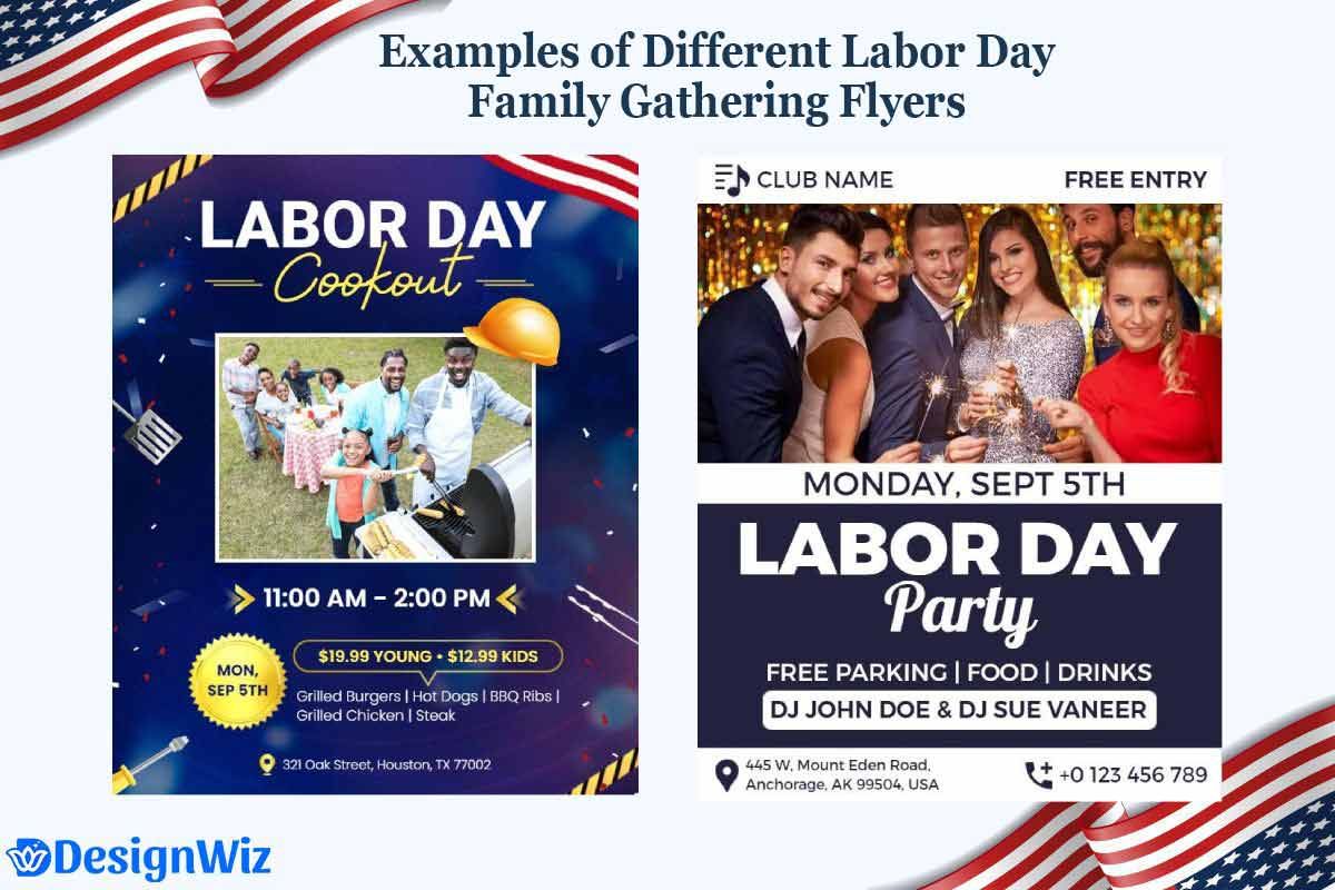 Examples of Labor Day Family Gathering Flyers