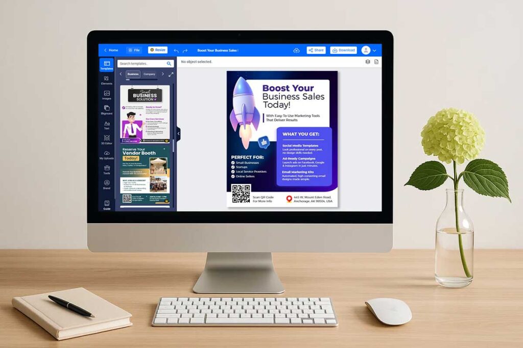 Eye-catching Flyer With Bold Visuals and Customization Options