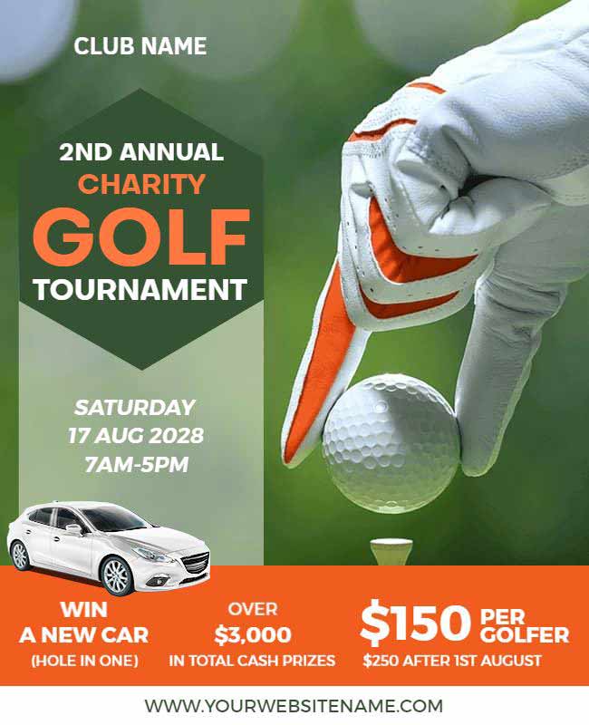 Eye-catching Golf Tournament Flyer