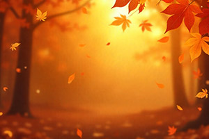 Falling Autumn Leaves Animation Background Image