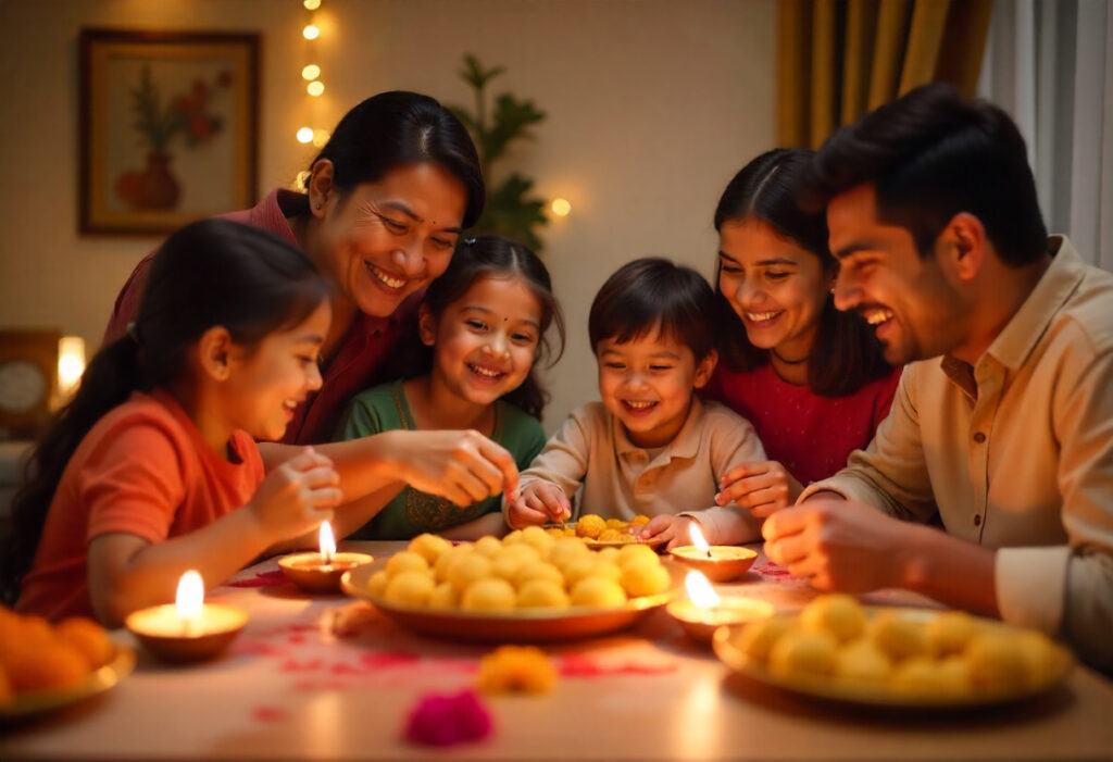 Family Sharing Sweets