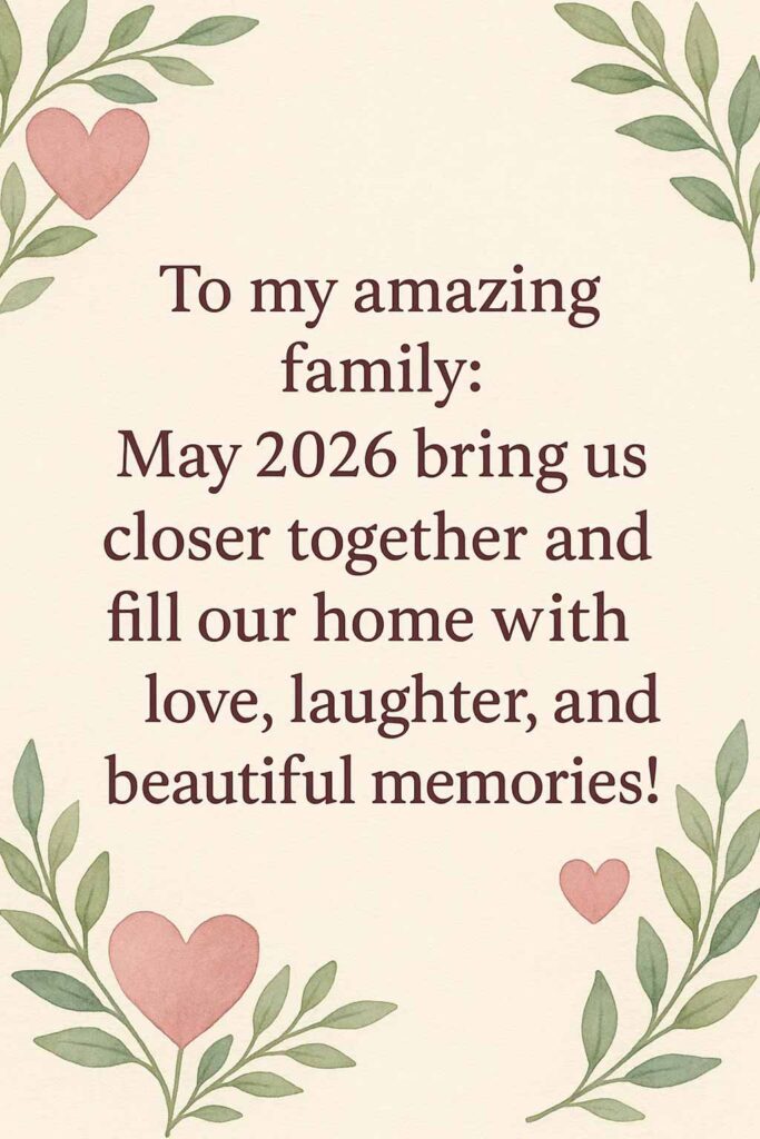 Family Togetherness New Year Wishes Image