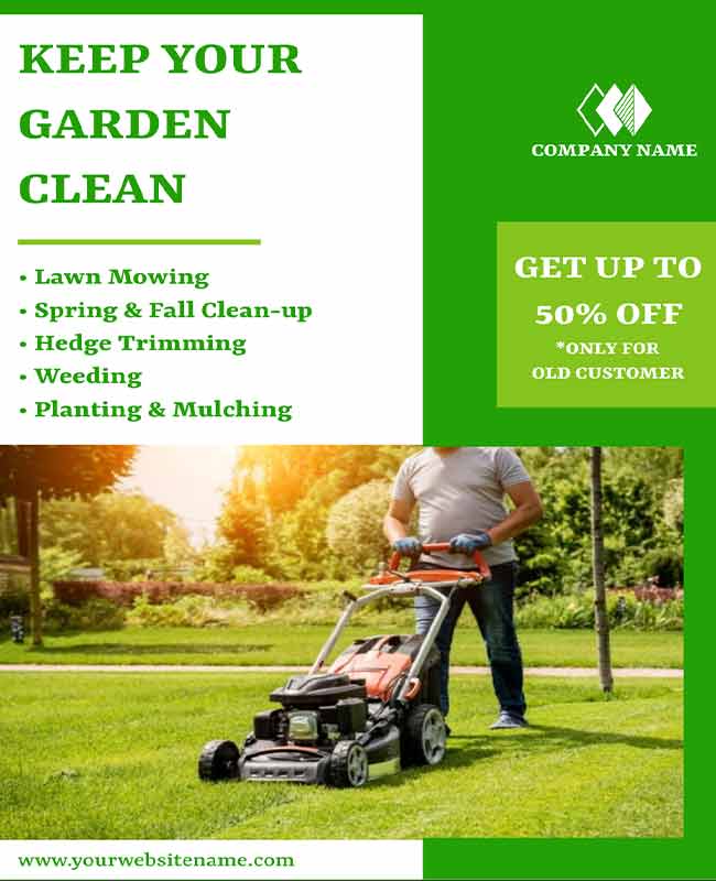 Farmland Landscaping Agriculture Flyer