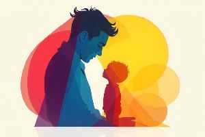 fatherhood caring visuals
