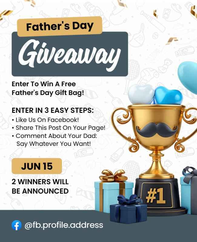 Father's Day Event Flyer Template