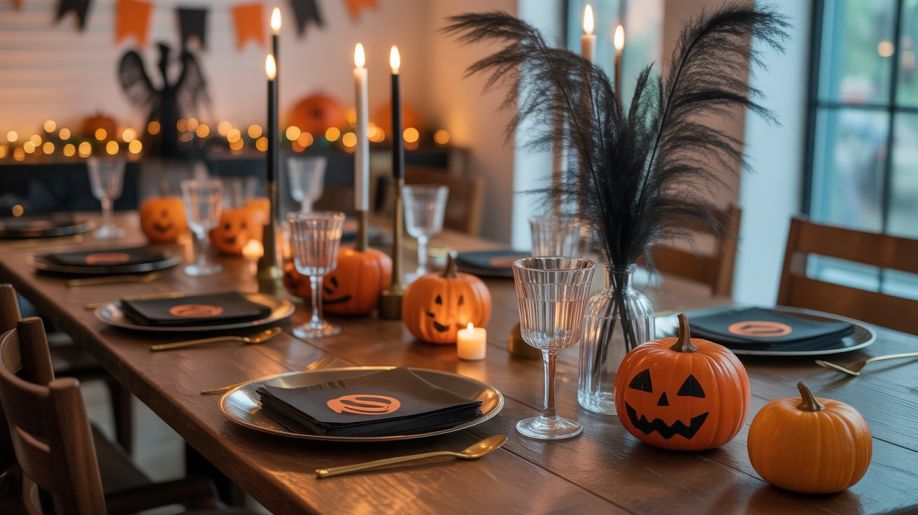 festive party scene