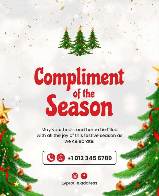 Christmas Customer Appreciation Flyer