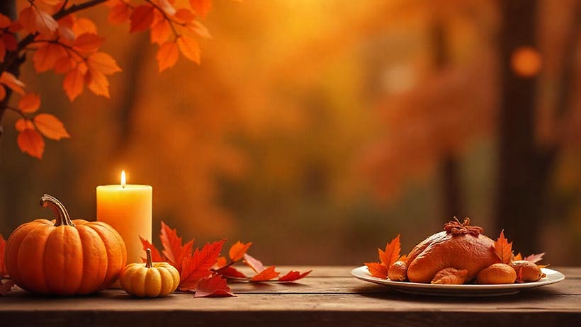 Festive Thanksgiving Facebook Cover Design