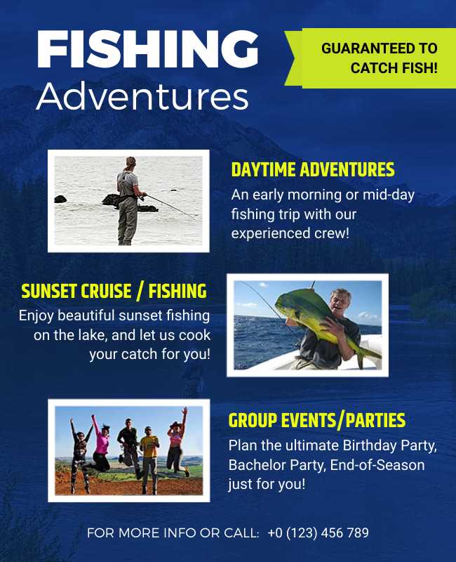 Youth Fishing Event Flyer with engaging design and event details.