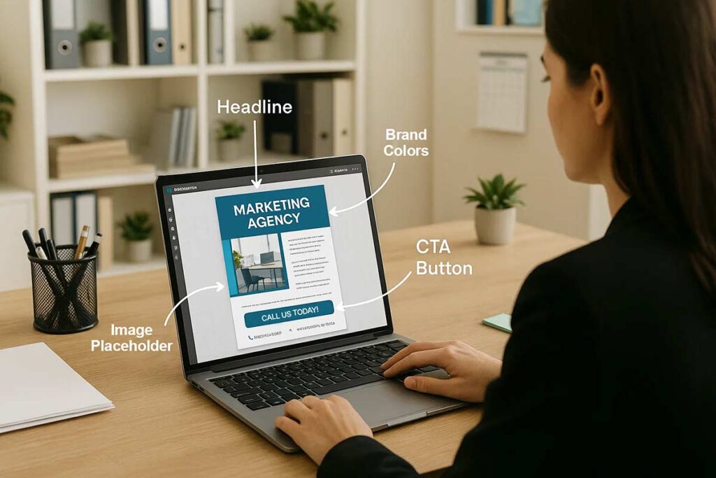 flyer design elements example