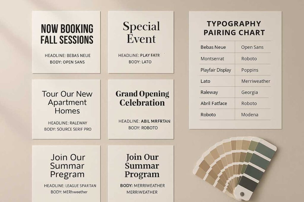 Font Combinations Guide