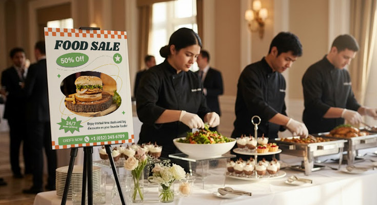Food Sale Flyers for Catering Business Growth and Leads