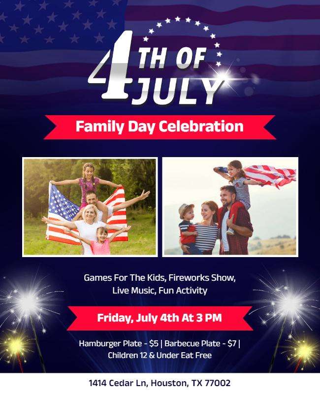 Exciting flyer design capturing the spirit of Independence Day celebrations