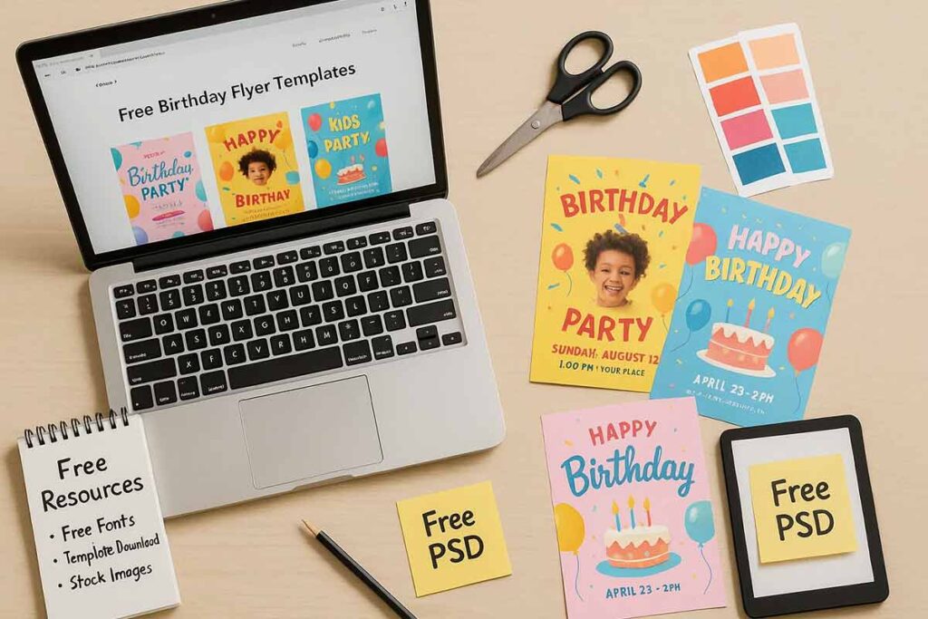 Free design resources collage