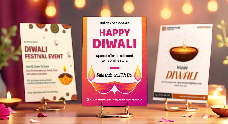 free diwali posters, banners and social media graphics for 2026