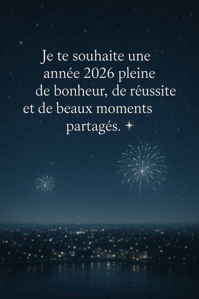 French Happy New Year Wishes Image