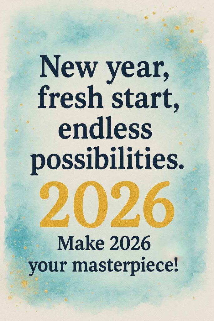 Fresh Start Energy New Year Wishes For 2026