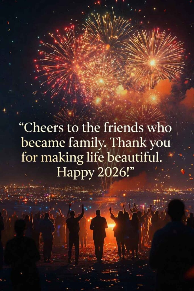 Friendship Appreciation New Year Wishes Image