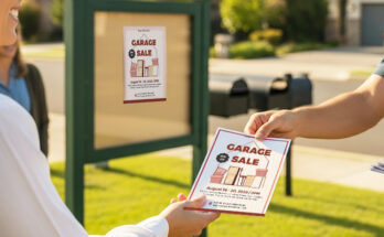 Garage Sale Flyer Distribution Guide for Service Provider