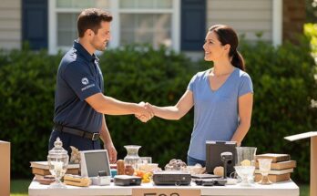 Garage Sale Partnership Flyers for Service Providers