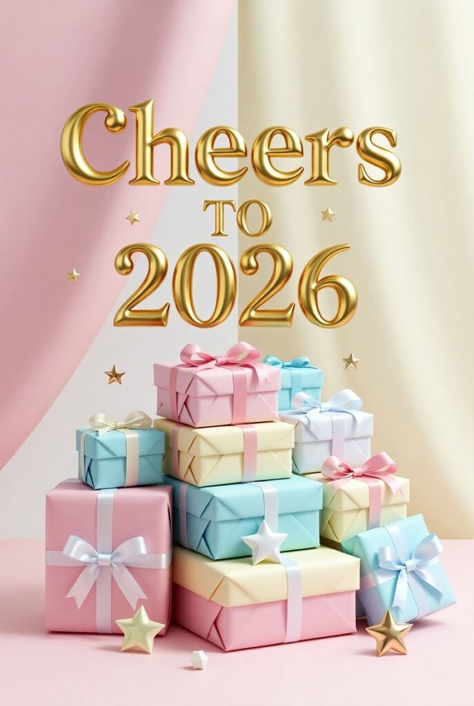 gift boxes & ribbons background