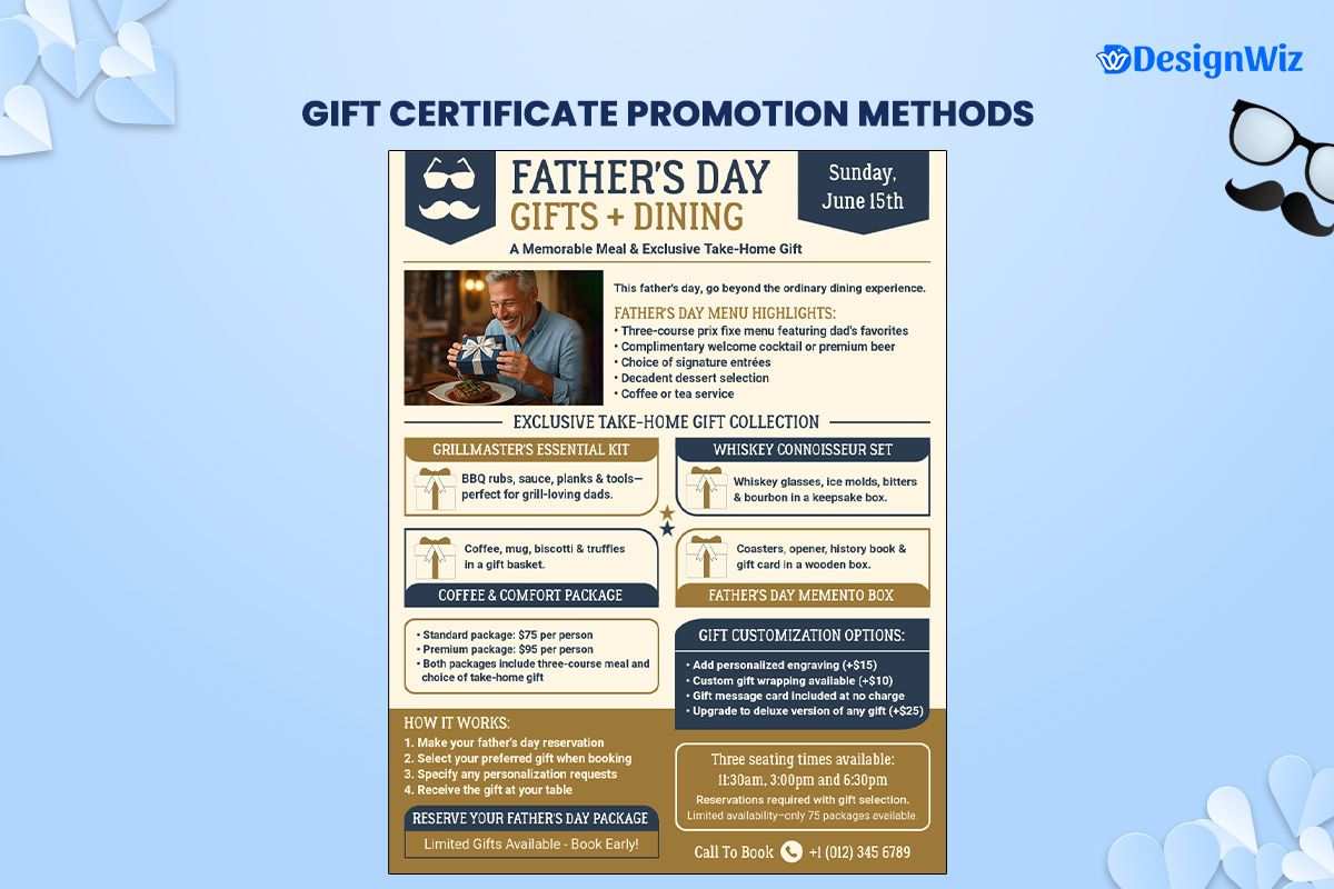 gift certificate promotion methods