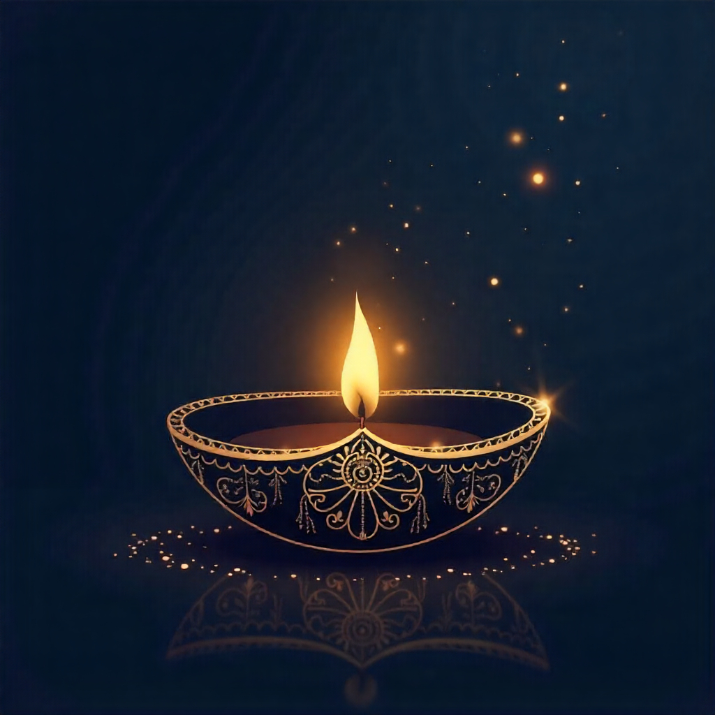 Glowing Golden Icons