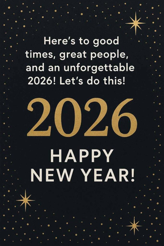 Good Times Ahead Happy New Year Wishes Image