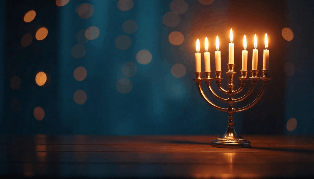 hanukkah background festive pattern
