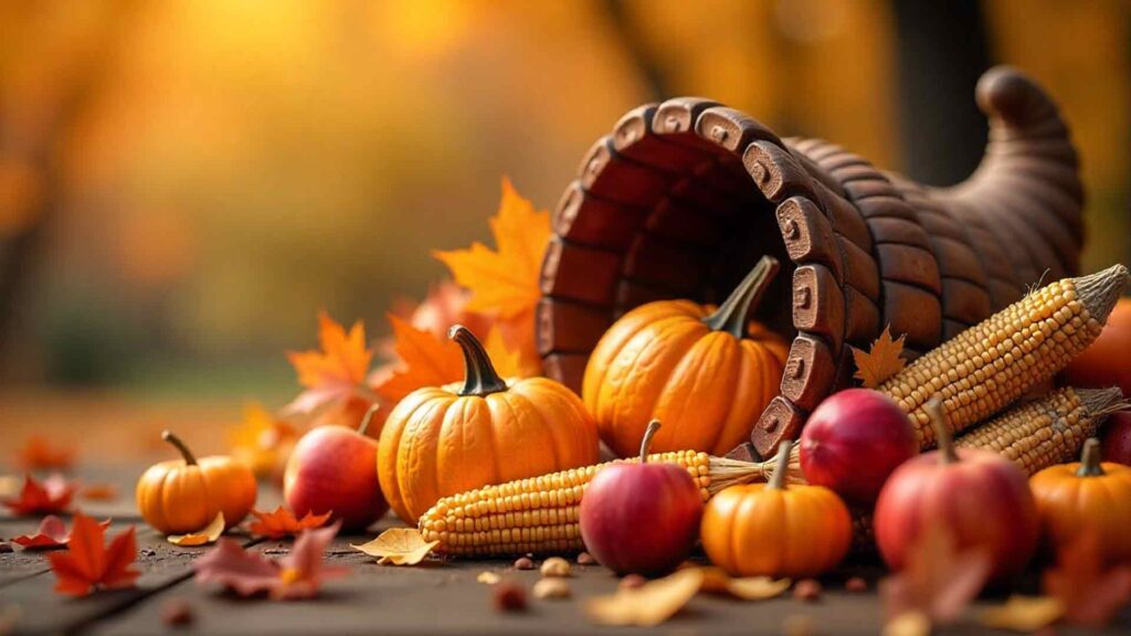 Harvest-inspired Thanksgiving Backdrop