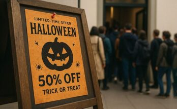 how local businesses use halloween flyers to increase footfall